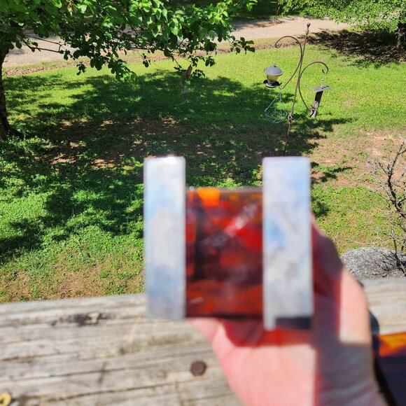 Vintage MCM Italian Faux Tortious Shell Acrilic, Lucite and Metal Box MCM, Glam - Picture 9 of 15